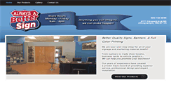 Desktop Screenshot of abqsigns.com